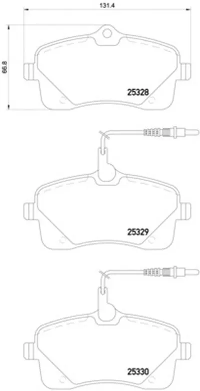 Комплект тормозных колодок, дисковый тормоз HELLA PAGID купить