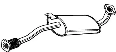 Глушник системи випуску (середній)