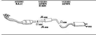 Система выпуска ОГ WALKER купить