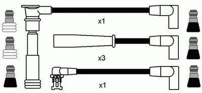 Комплект проводов зажигания NGK купить