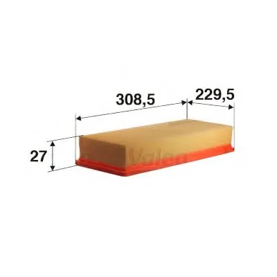 Воздушный фильтр VALEO купить