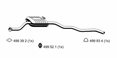 Предглушитель выхлопных газов ERNST купить