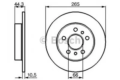 Тормозной диск BOSCH купить