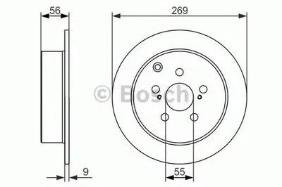 Тормозной диск BOSCH купить