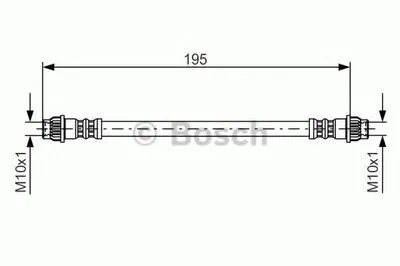 Тормозной шланг BOSCH купить