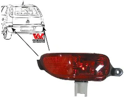 Задняя противотуманная фара VAN WEZEL купить