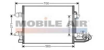 Конденсатор, кондиционер VAN WEZEL купить