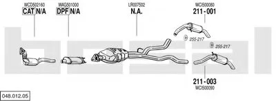 Система выпуска ОГ BOSAL купить