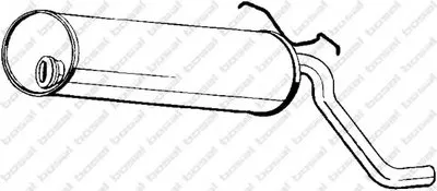 Глушитель выхлопных газов конечный BOSAL купить