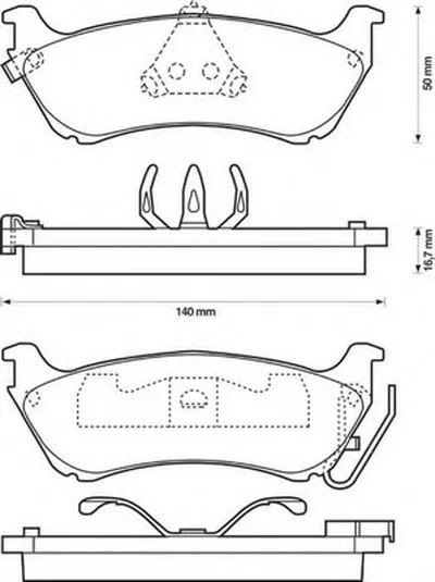 Комплект тормозных колодок, дисковый тормоз JURID купить