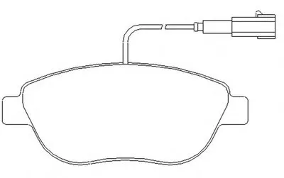 Комплект тормозных колодок, дисковый тормоз JURID купить