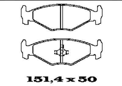 Комплект тормозных колодок, дисковый тормоз FTE купить