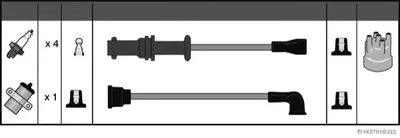 Комплект проводов зажигания HERTH+BUSS JAKOPARTS купить