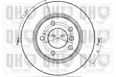 Тормозной диск QUINTON HAZELL купить