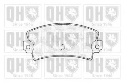 Комплект тормозных колодок, дисковый тормоз QUINTON HAZELL купить