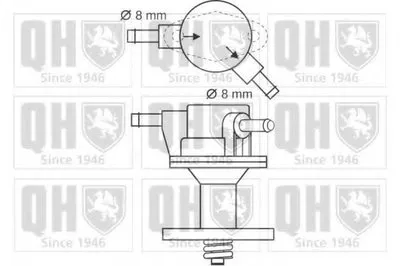 Топливный насос QUINTON HAZELL купить