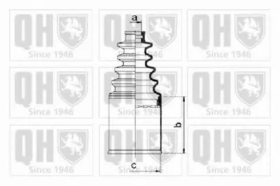 Комплект пылника, приводной вал QUINTON HAZELL купить