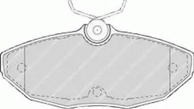 Комплект тормозных колодок, дисковый тормоз PREMIER FERODO купить