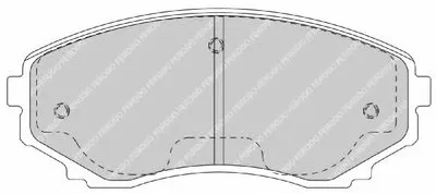 Комплект тормозных колодок, дисковый тормоз PREMIER FERODO купить