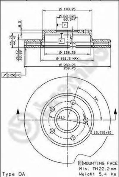 Тормозной диск AP купить