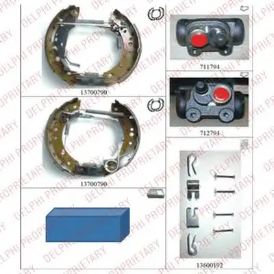 Комплект тормозных колодок DELPHI купить