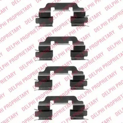 Комплектующие, колодки дискового тормоза DELPHI купить