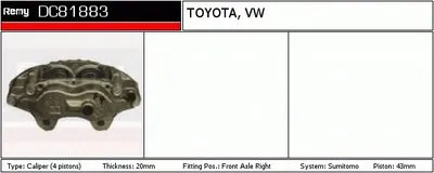 Тормозной суппорт Remanufactured REMY (Multiline) DELCO REMY купить