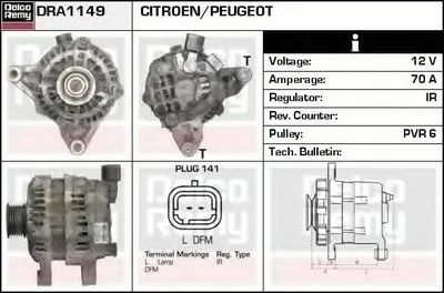 Генератор Remanufactured REMY (Light Duty) DELCO REMY купить