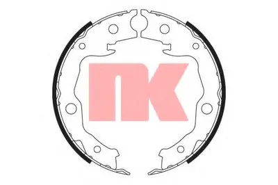 Комплект тормозных колодок, стояночная тормозная система NK купить