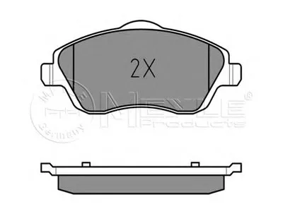 Комплект тормозных колодок, дисковый тормоз MEYLE купить