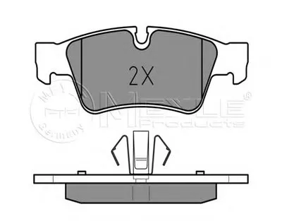 Комплект тормозных колодок, дисковый тормоз MEYLE купить
