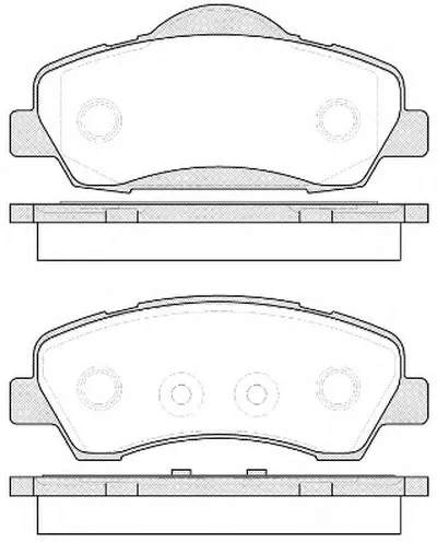 Комплект тормозных колодок, дисковый тормоз REMSA купить