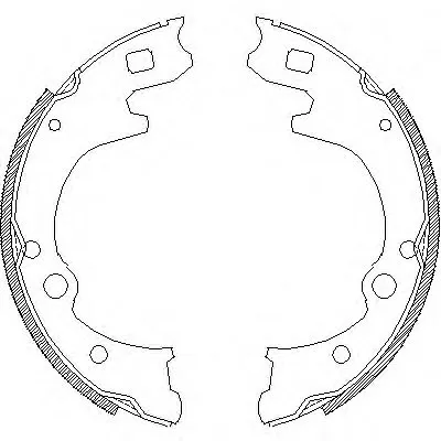 Комплект тормозных колодок REMSA купить