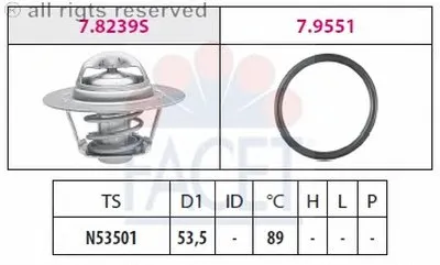 Термостат, охлаждающая жидкость FACET купить