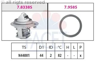 Термостат, охлаждающая жидкость FACET купить