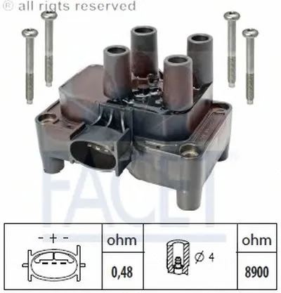 Катушка зажигания FACET купить
