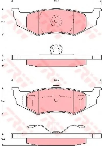 Комплект тормозных колодок, дисковый тормоз COTEC TRW купить