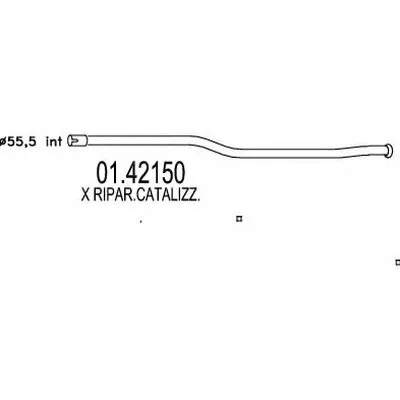 Труба выхлопного газа MTS купить