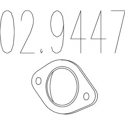 Прокладка, труба выхлопного газа MTS купить