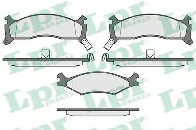 Комплект тормозных колодок, дисковый тормоз LPR купить