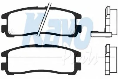 Комплект тормозных колодок, дисковый тормоз MK KASHIYAMA KAVO PARTS купить