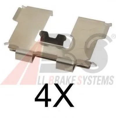 Комплектующие, колодки дискового тормоза A.B.S. купить