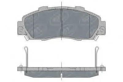 Комплект тормозных колодок, дисковый тормоз SCT Germany купить