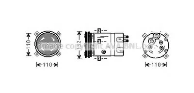Компрессор, кондиционер AVA QUALITY COOLING купить