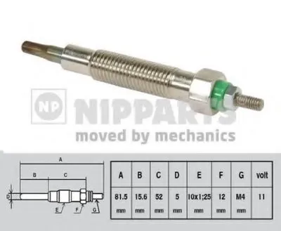 Свеча накаливания NIPPARTS купить