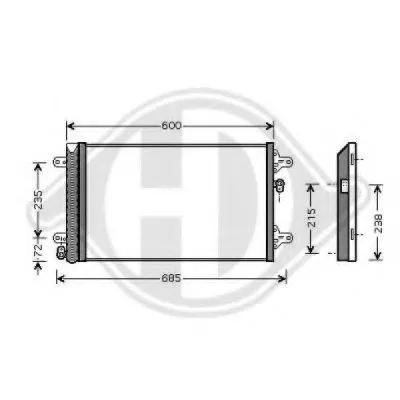 Конденсатор, кондиционер DIEDERICHS купить