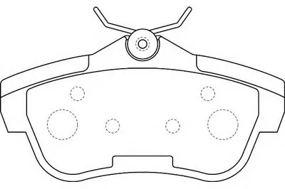 Комплект тормозных колодок, дисковый тормоз DURON купить