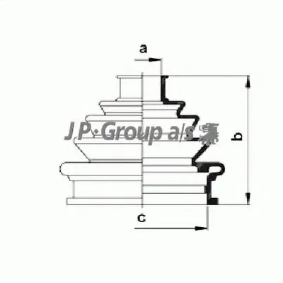 Комплект пылника, приводной вал QH JP GROUP купить