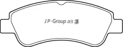 Комплект тормозных колодок, дисковый тормоз QH JP GROUP купить