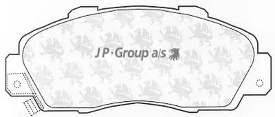 Комплект тормозных колодок, дисковый тормоз QH JP GROUP купить